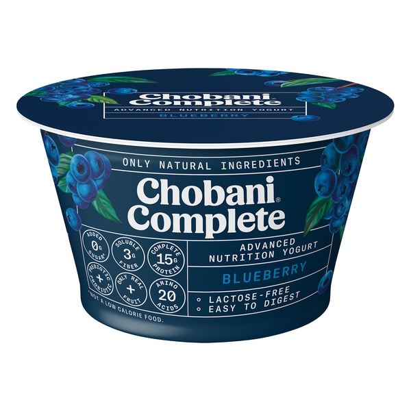 Save on Chobani Complete Advanced Nutrition Greek Yogurt Blueberry