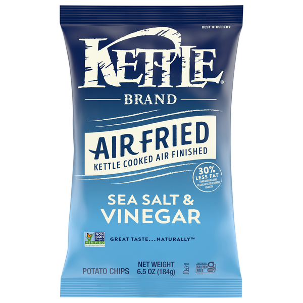Kettle Brand Sea Salt & Vinegar Air Fried Kettle Cooked Potato Chips