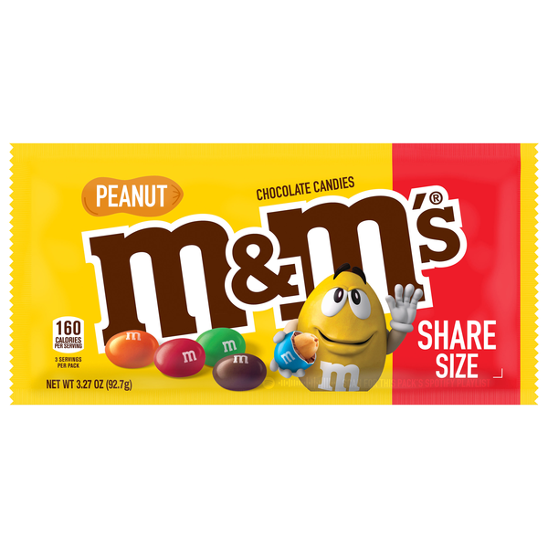 M&M's Peanut Milk Chocolate Candy Sharing Size