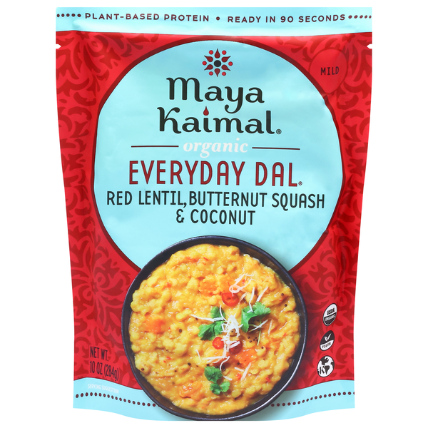 Maya Kaimal Organic Everyday Dal Red Lentil Butternut Squash Coconut