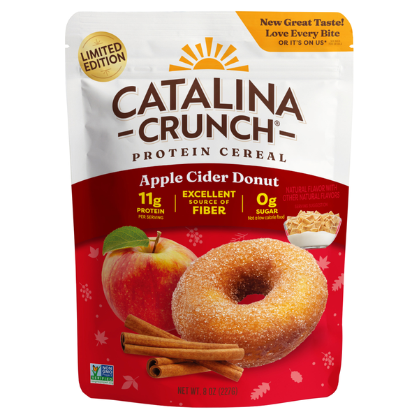 Catalina Crunch Gluten Free Keto Apple Cider Donut Cereal