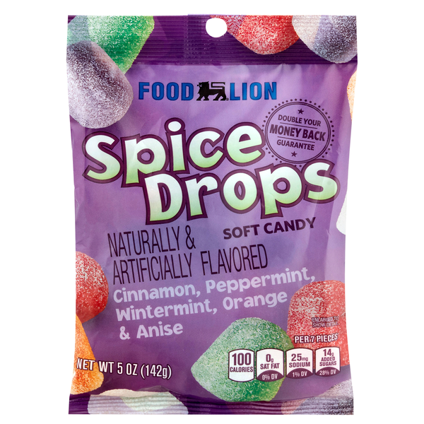 Food Lion Spice Drops Soft Chewy Candy