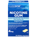 CareOne Nicotine Gum 4mg Original