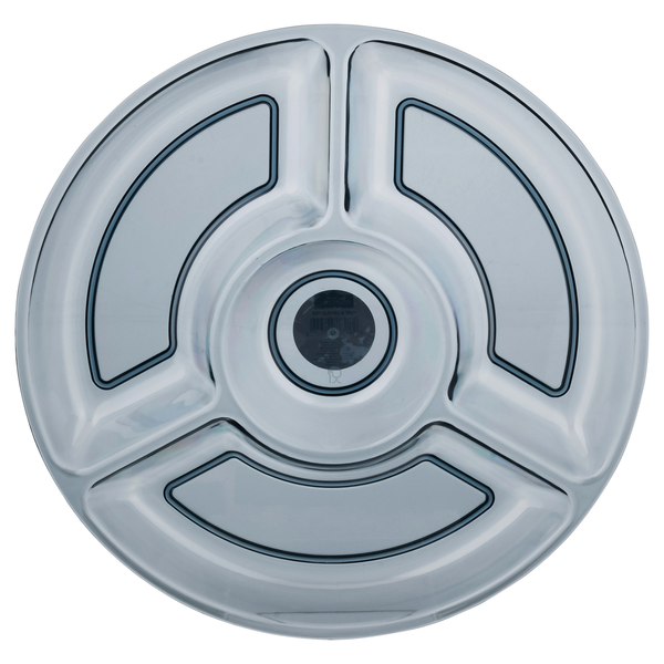 Smart Living Chip & Dip Platter Translucent Black