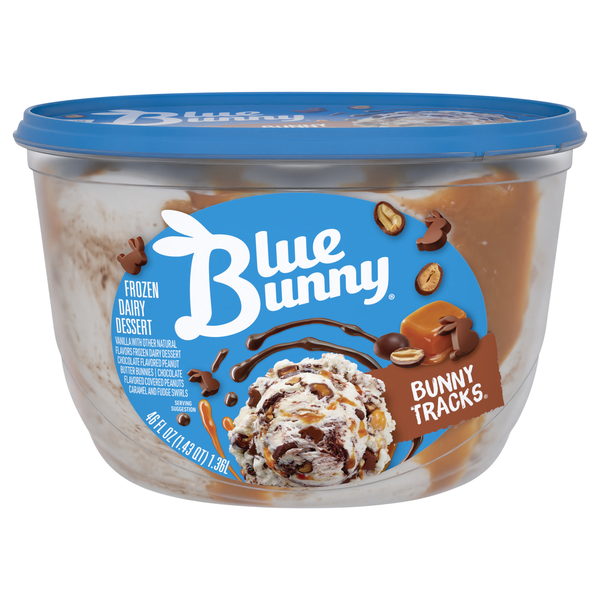 Blue Bunny Bunny Tracks Frozen Dairy Dessert