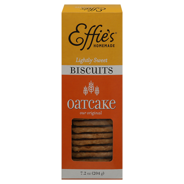 Effie's Homemade Biscuits Oat Cake Lightly Sweet
