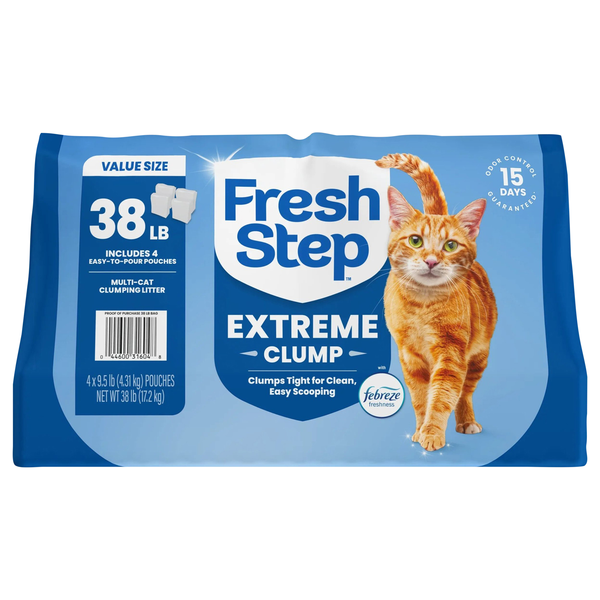Fresh Step Extreme Clumping Mountain Spring Scent Low Dust Cat Litter