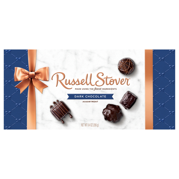 Russell Stover Assorted Dark Chocolate Candy Gift Box