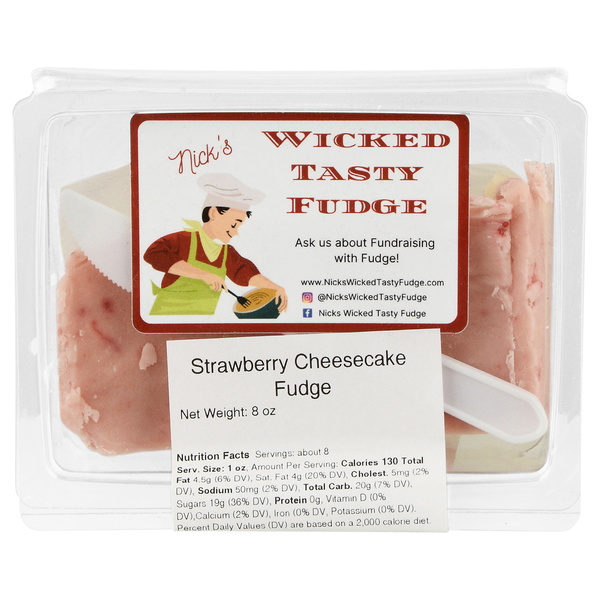 Nick's Strawberry Cheesecake Fudge