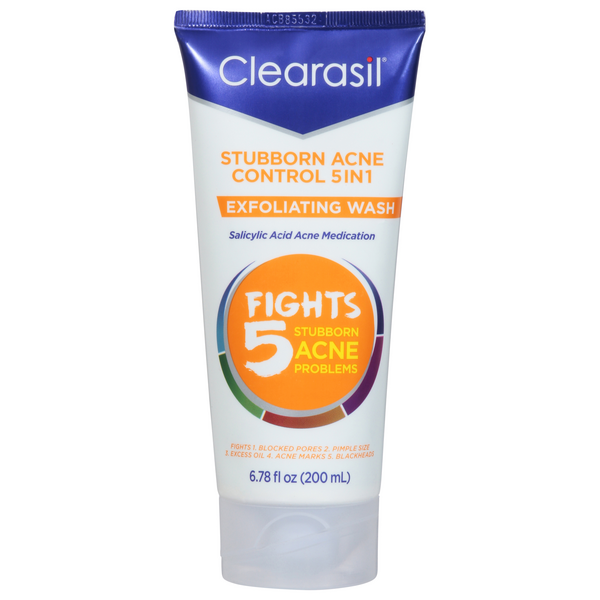 Clearasil Stubborn Acne Control 5in1 Exfoliating Wash