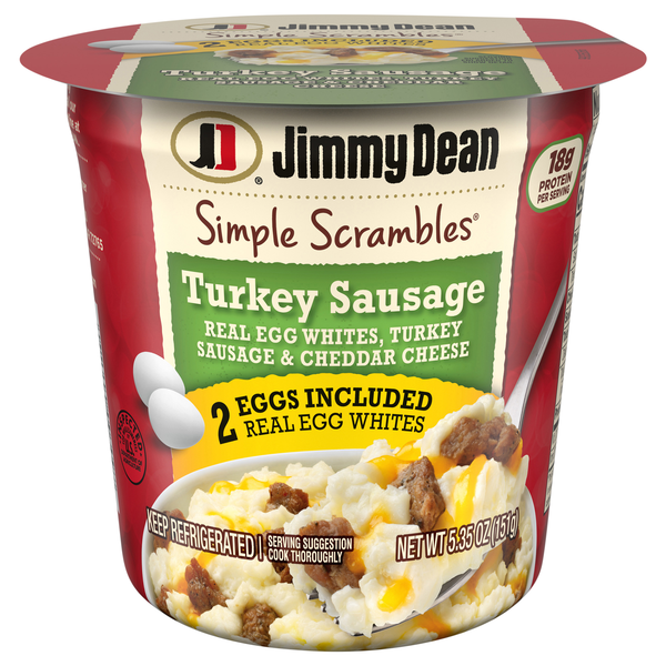 Jimmy Dean Turkey Sausage Simple Scrambles