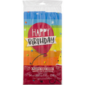 Party Creations Table Cover Hoppin' Birthday Cake 54 x 102 Inch