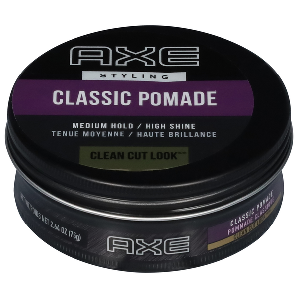 AXE Medium Hold High Shine Clean Cut Look Classic Styling Pomade
