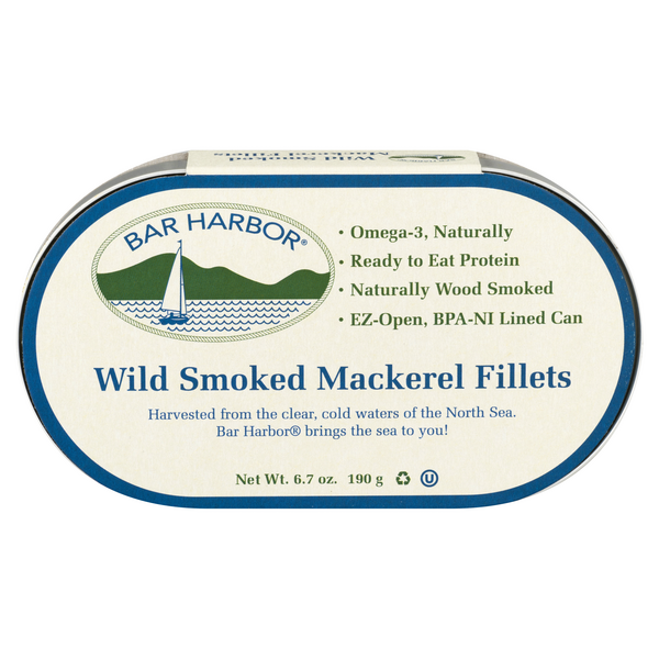 Bar Harbor Wild Smoked Mackerel Fillets