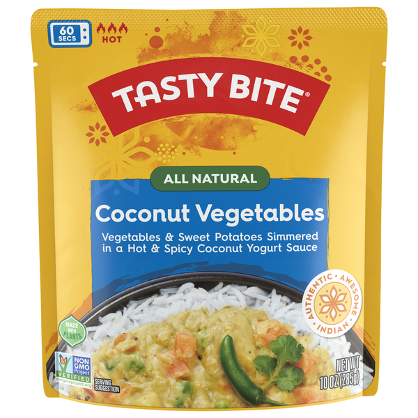 Tasty Bite All Natural 60 Second Hot Coconut Vegetables