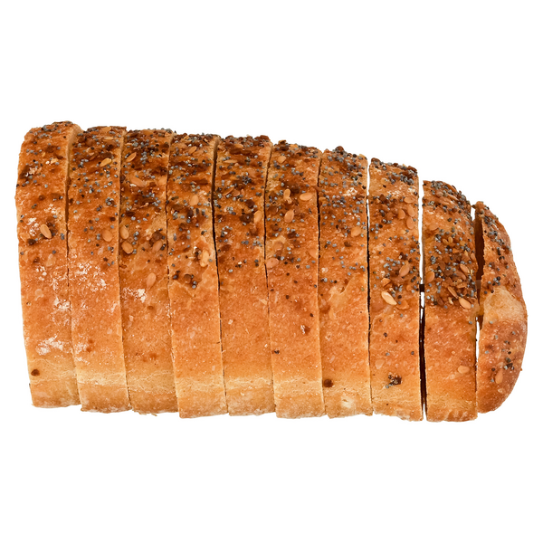 Nature's Promise Everything Ciabatta 1/2 Loaf Bread Sliced