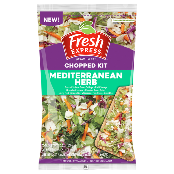 Fresh Express Mediterranean Herb Chopped Salad Kit