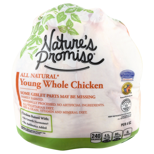 Nature's Promise Young Whole Chicken Fresh