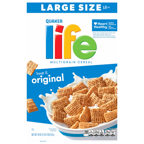 Quaker Life Original Multigrain Cereal Large Size