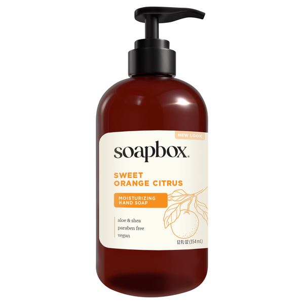 Soapbox Reviving Moisture Citrus & Peach Rose Liquid Hand Soap