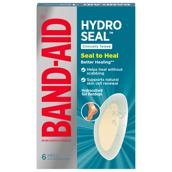 Band-Aid Hydro Seal Blister Heels Dual-Action Seal