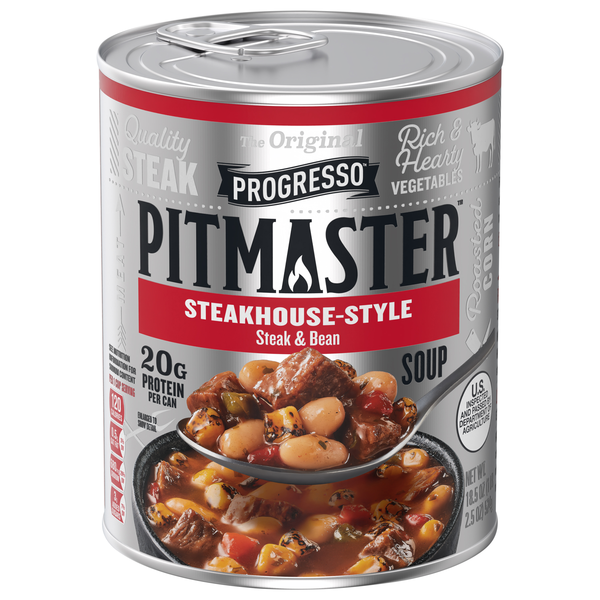 Progresso Pitmaster Gluten Free Steakhouse-Style Steak & Bean Soup