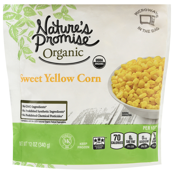 Nature's Promise Organic Sweet Yellow Corn Frozen