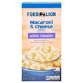 Food Lion White Cheddar Macaroni & Cheese Dinner