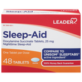 Leader 25mg Sleep-Aid Tablets