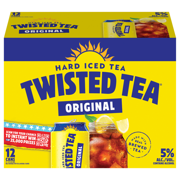 Twisted Tea Original Hard Iced Tea - 12 pk