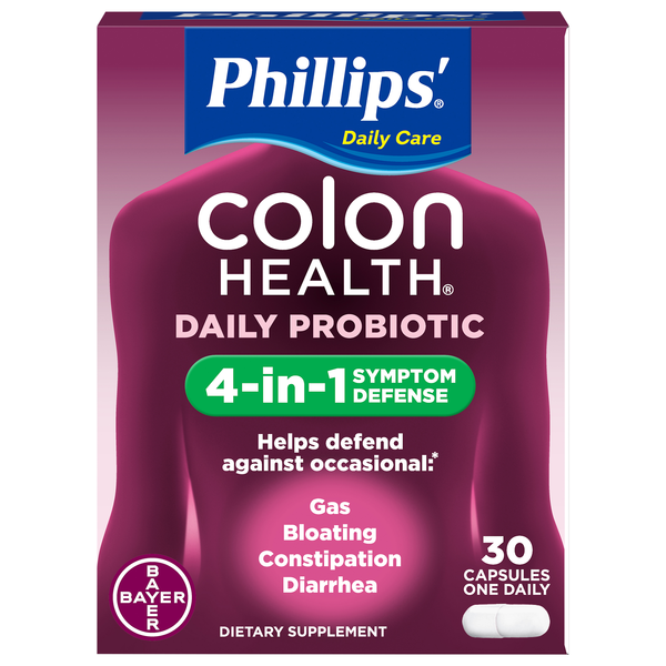 Phillips' Colon Health Daily Probiotic 4-in-1 Symptom Defense