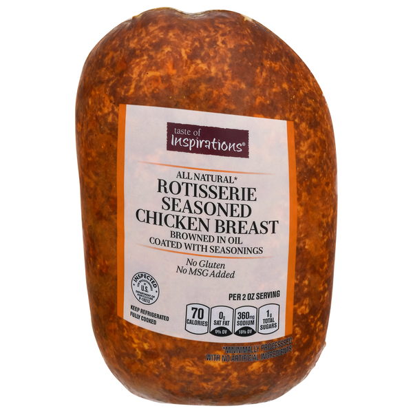Taste of Inspirations Deli Rotisserie Seasoned Chicken Breast (Thin Slice)