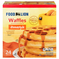 Food Lion Homestyle Waffles - 24 ct