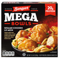 Banquet MEGA Bowls Sesame Chicken Lo Mein 20g Protein Frozen Meal