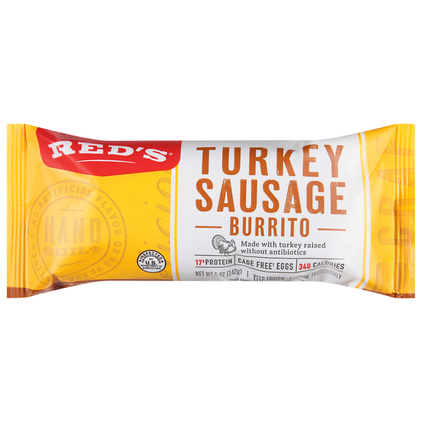 Red's Turkey Sausage Breakfast Burrito