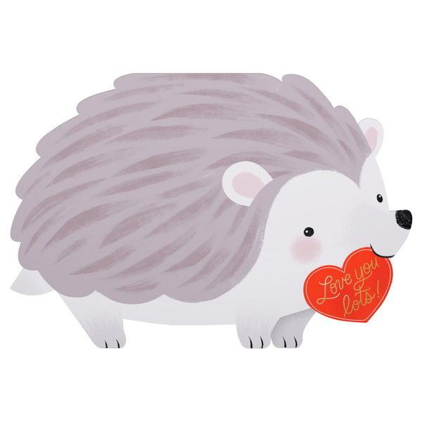 Hallmark Paper Wonder Pop Up Valentine's Day Card (Honeycomb Hedgehog)