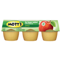 Mott's No Sugar Added Unsweetened Applesauce Cups - 6 ct