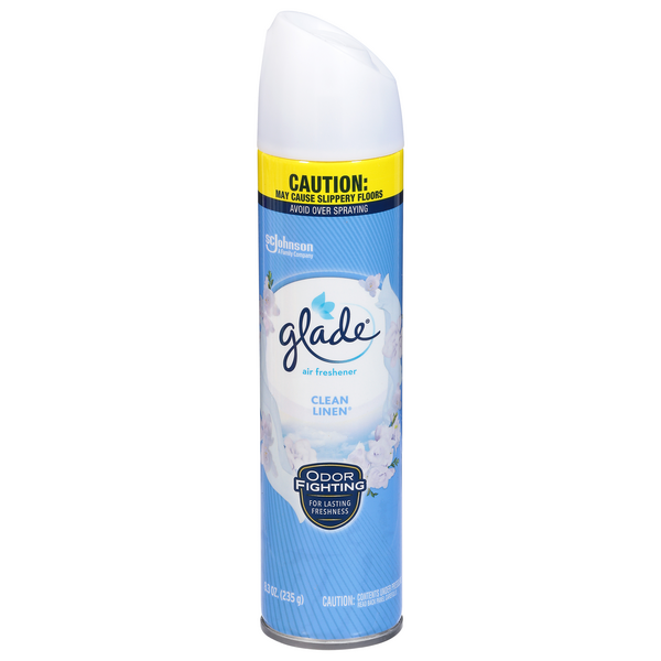 Save on Glade Air Freshener Clean Linen Aerosol Spray Order Online