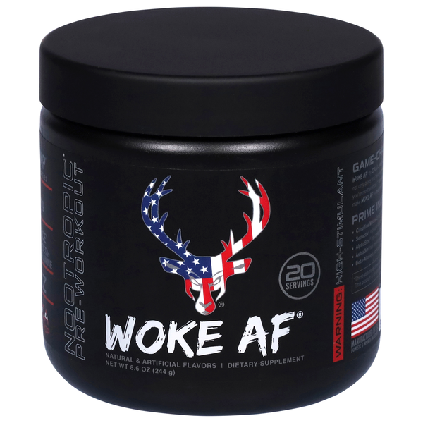Woke AF Nootropic Pre-Workout Dietary Supplement 'Merica Rocket Pop