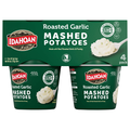 Idahoan Roasted Garlic Mashed Potatoes Cups Microwave - 4 ct