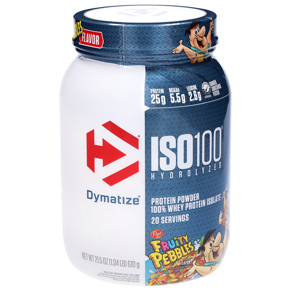 Dymatize ISO100 Hydrolyzed Post Fruity Pebbles 25g Whey Protein Powder