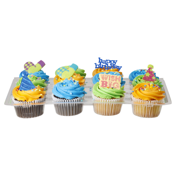 Food Lion Bakery Yellow & Chocolate Mini Cupcakes - 12 ct