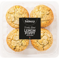 Stop & Shop The Bakery Freshly Baked Lemon Poppy Muffins