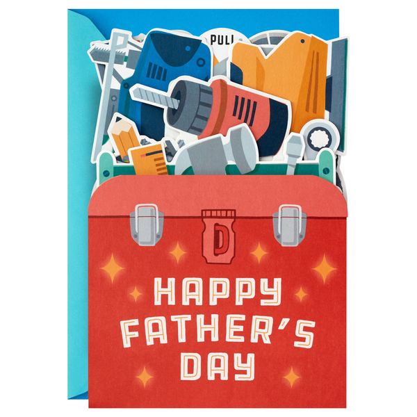 Hallmark Father's Day Funny Pop Up Card Power Tools