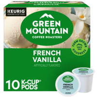 Green Mountain French Vanilla Flavored Light Roast K-Cup Coffee