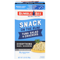 Bumble Bee Snack on the Run! Everything Bagel Tuna Salad & Crackers