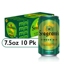Seagram's Ginger Ale Soda Mini - 10 pk