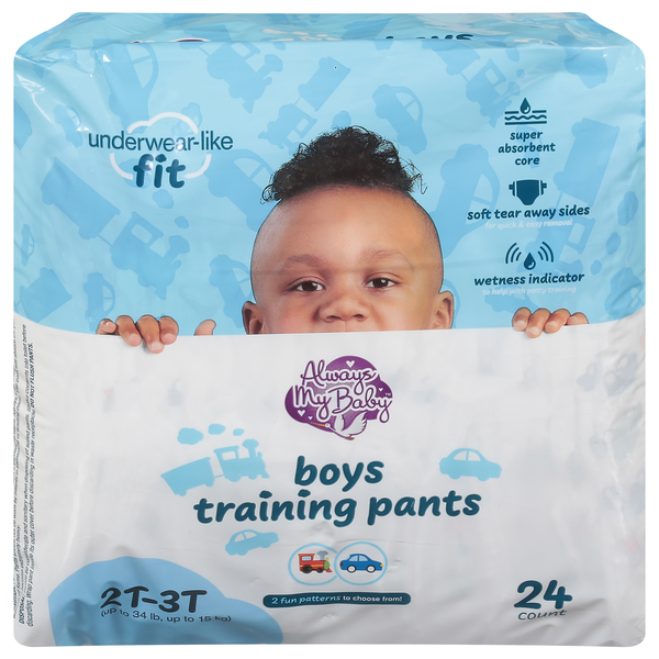 Always My Baby Boys 2T-3T Training Pants Up to 34 lb