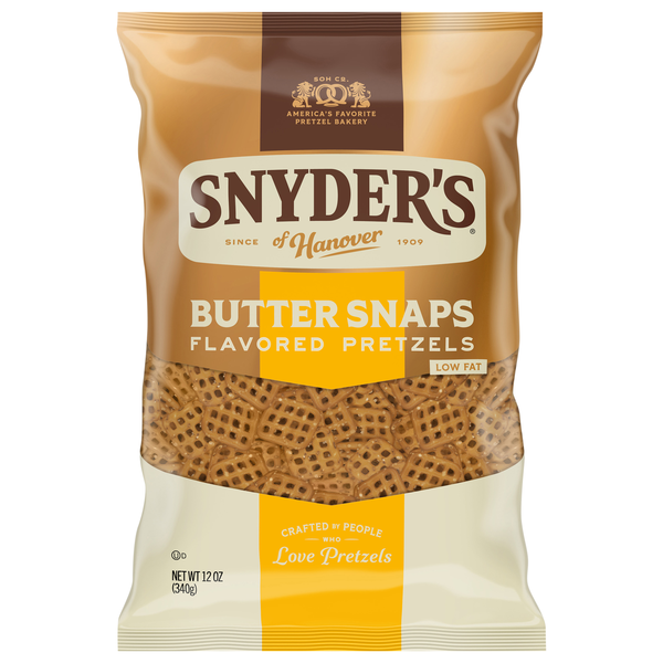 Snyder's of Hanover Low Fat Butter Flavored Pretzel Snaps