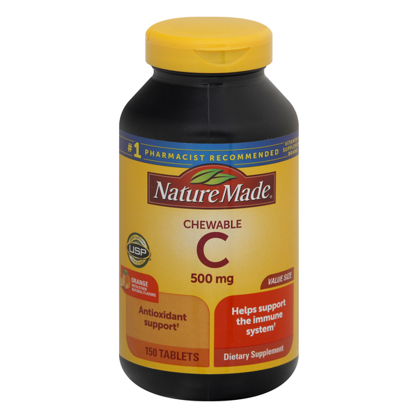 Save on Nature Made Chewable Vitamin C 500 mg Dietary Supplement